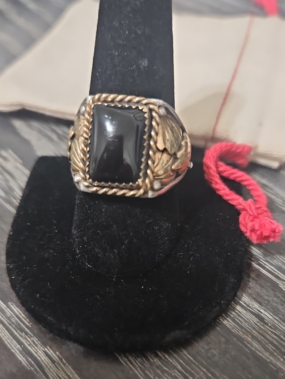 Carolyn Pollack Mens 2 Tone Ring 10.5